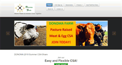 Desktop Screenshot of donomafarms.com